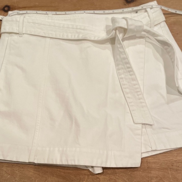 NWOT Veronica Beard Agee Cotton Belted Wrap Skirt Skort 12 - Picture 3 of 14
